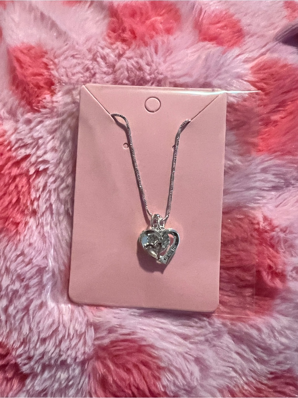 Silver Heart Pendant Necklace